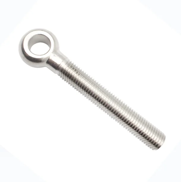 304 Stainless Steel Lifting Ring with Fish Eye Hole Bolt M5M6M8M10M12 DIN 444 Plain Finish