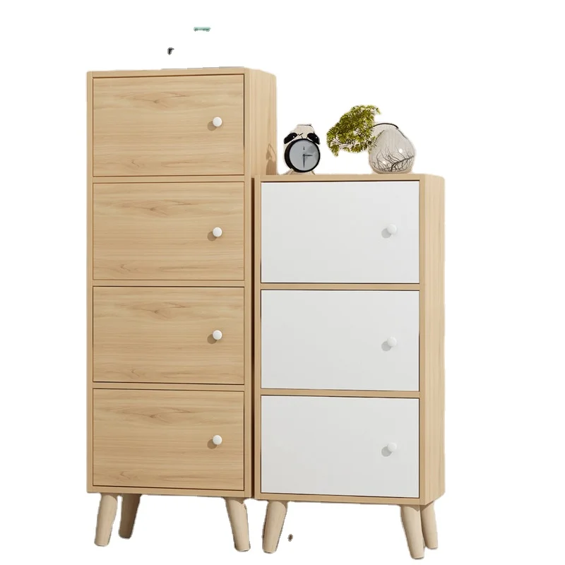 From china factory Wooden bookcase box for home with 3 doors Storage Cabinet