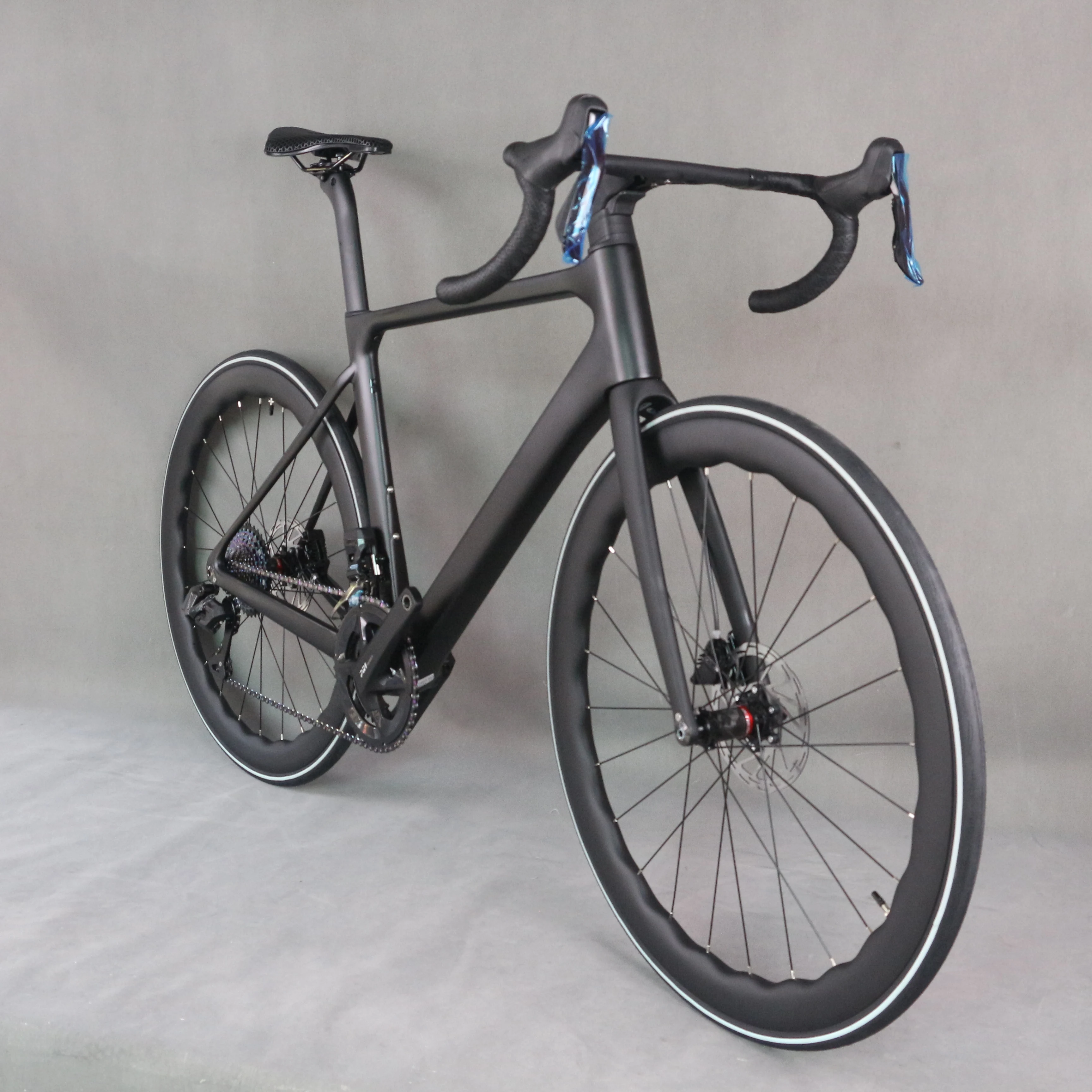 Road bike 28 Speed Carbon Fiber T1000 Disc Road Bike wheel top TT-X43 Wireless Electric Group Set carbon Wheels Available