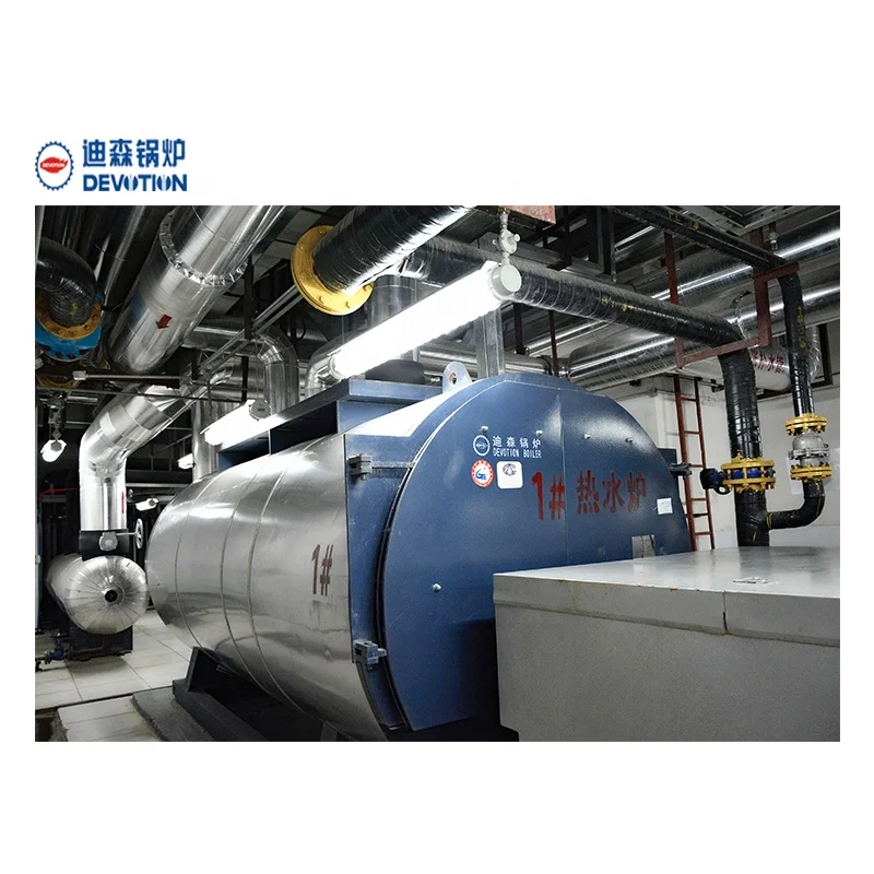 
Chinese famous brand Devotion nature gas fired 2.8 MW per hour WNS pressure hot water boiler for pharmaceutica industry 