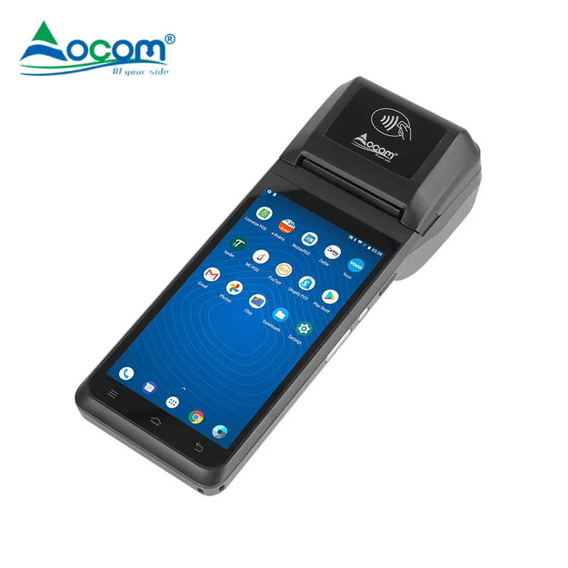 POS-T2 Lite OCOM  Portable Handheld Pos Machine System Android POS Terminal with 58mm Thermal Printer