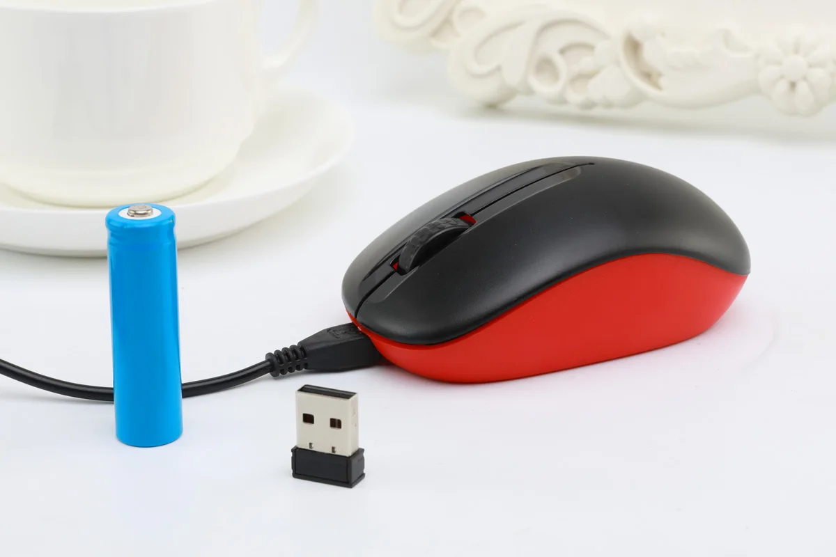 Беспроводная перезаряжаемая мышь BOSSTON Q8 2 4G Офисная игровая домашняя оптическая