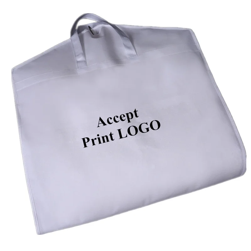 Solid Color New Arrival Perfect Portable Dust Cover For Wedding Dress Bridal Gown Clothing Overcoat Dustproof Protection Bag