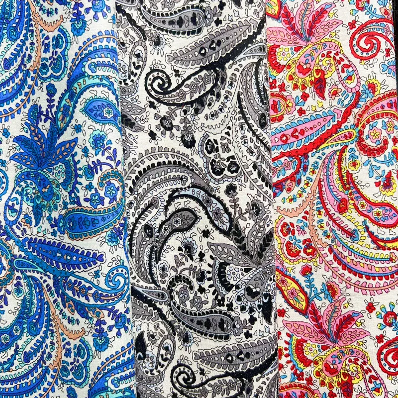 Shaoxing keqiao Organic London liberty 100%Cotton Printing boho Fabric