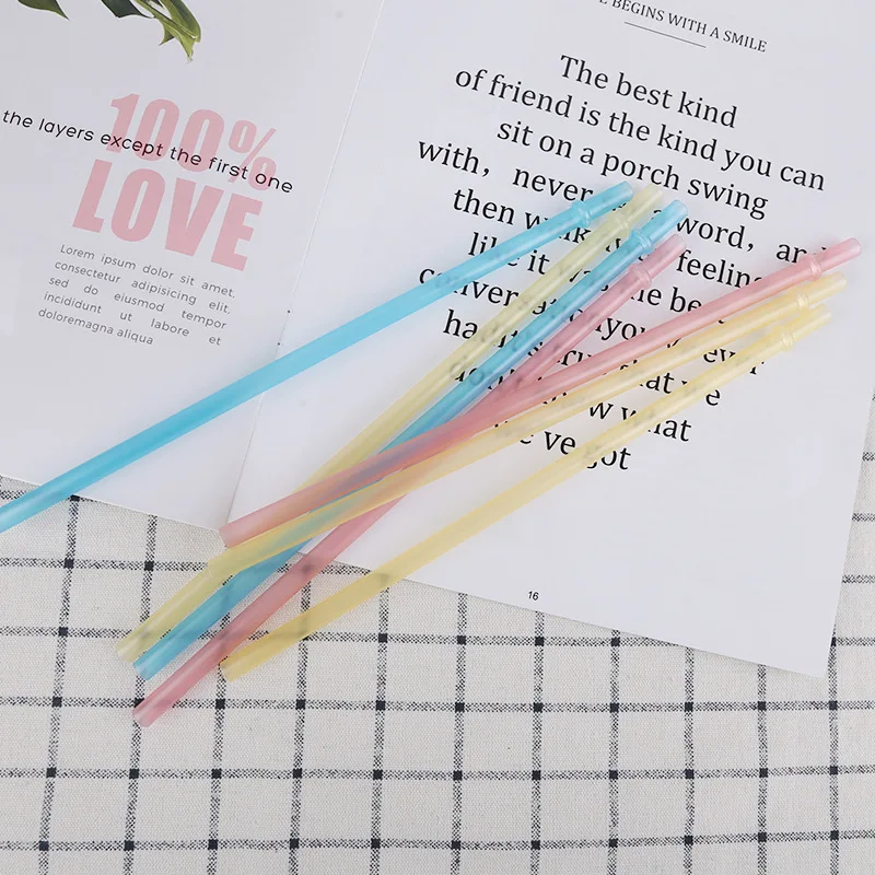 New Product Ideas Split Straws PP Resealable Reusable Easy Cleaning Straw