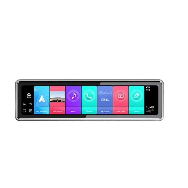 Автомобильный видеорегистратор T88 4G 12 дюймов Android 9 0 4 канала AHD 1080P Wi-Fi GPS-навигация автомобильный черный ящик зеркальная запись CMSV6 управление