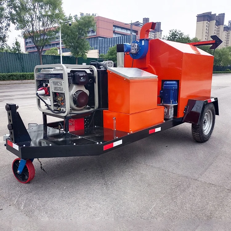 Small Vehicle Asphalt Mixer Hot Recycling Machine Road Repairing Mobile Bitumen Mixing Equipment