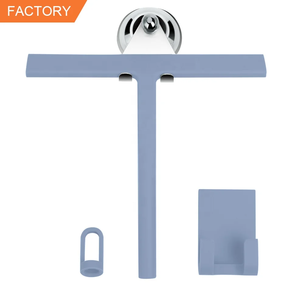 Wholesale stainless steel window cleaner door glass window wiper squeegee blade silicone shower squeegee