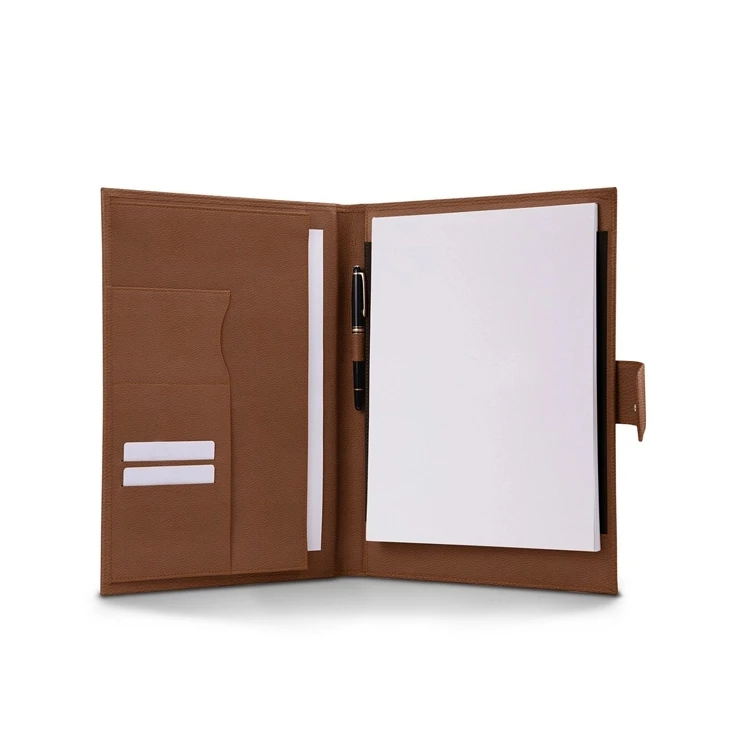 Custom Portfolio Binder Organizer Executive Leather Portfolio Folder