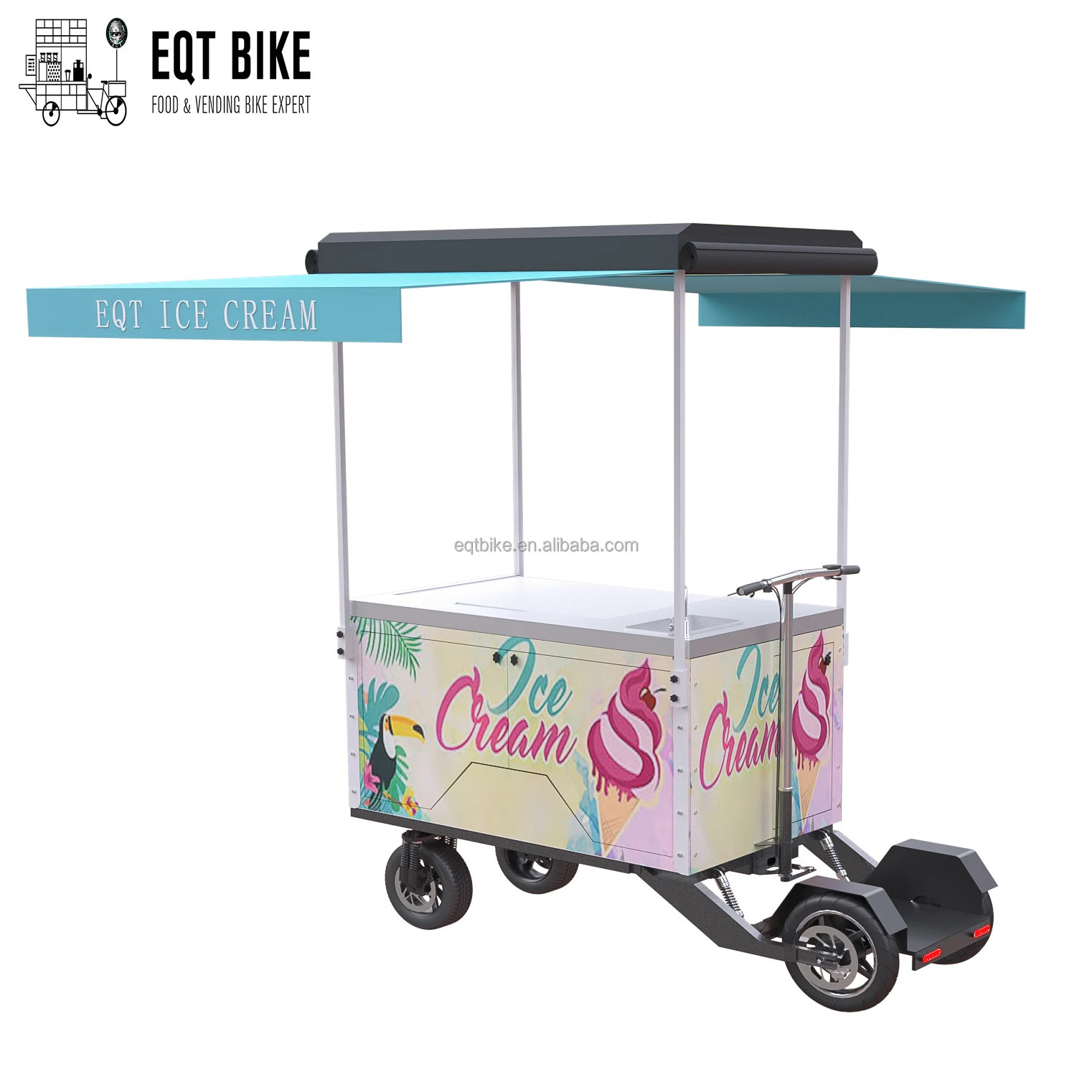 Ice Cream Mobile Cart Food Cart Hot Dog Mall Food Stall Kiosk Fast Food Container House Kiosk