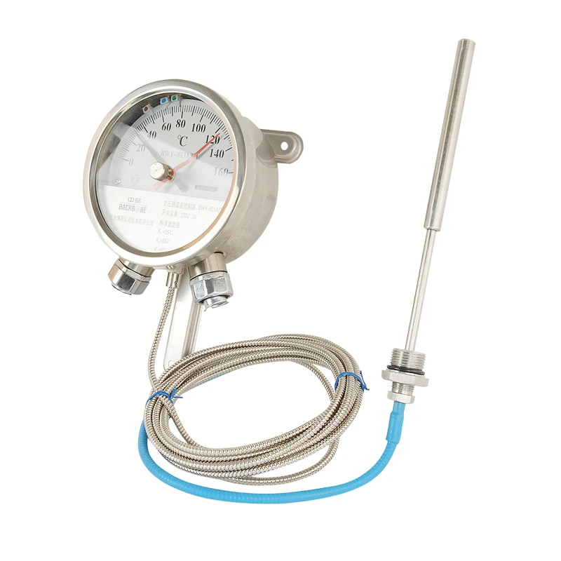 Завод прямых продаж нефти поверхности круглый трансформатор регулятор температуры BWY-803A давления термостат