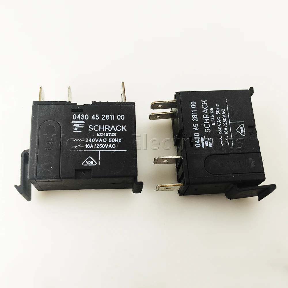 Поддержка предложения по стандарту BOM 16 А 4-контактное реле 0430 45 2811 00 EC451128 043045281100