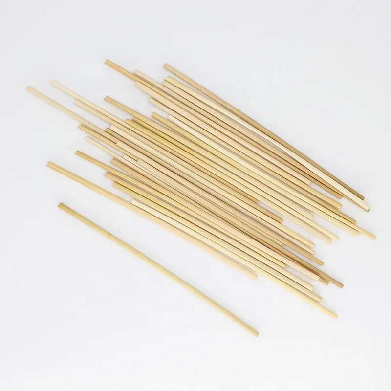 Customized Packaging Disposable 100% Natural Wheat Straws Drinking Straw