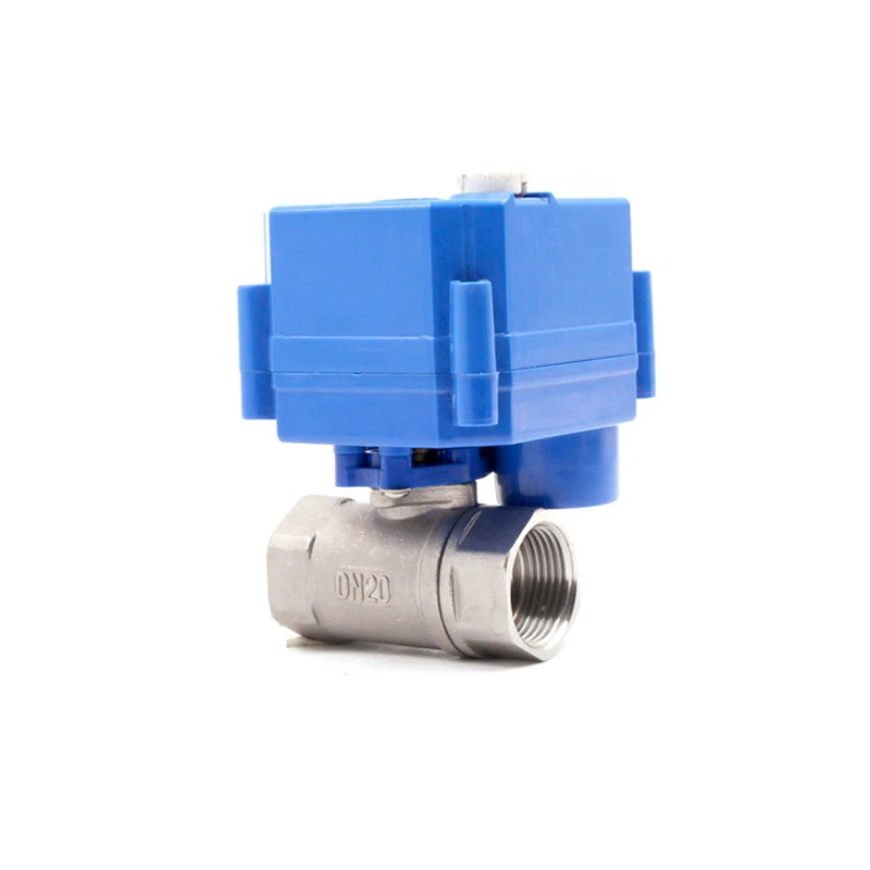 Brass and SS304  motorized flow control solenoid valve