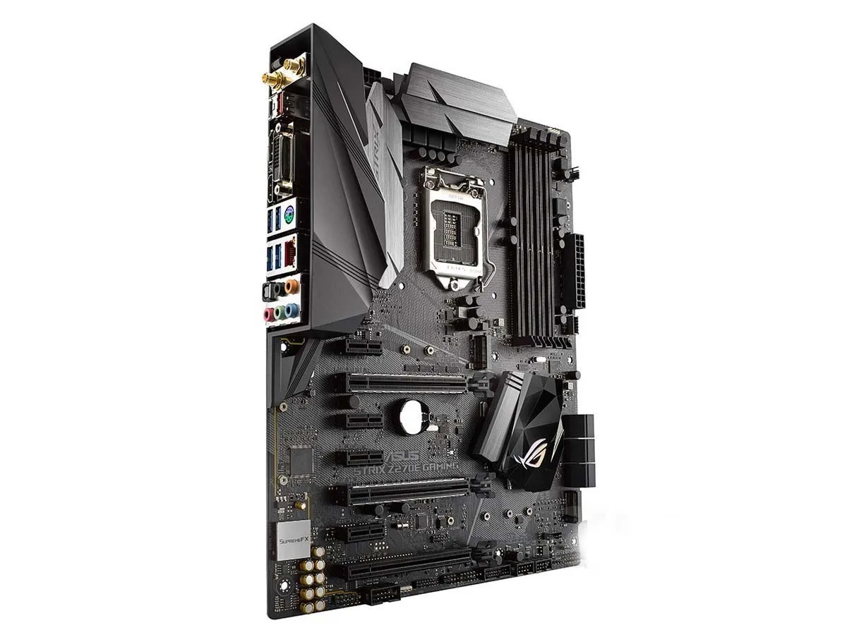 Новая материнская плата для игрового настольного компьютера ROG STRIX Z270E поддерживает DDR4 с USB Type-C положительным LGA 1151 64