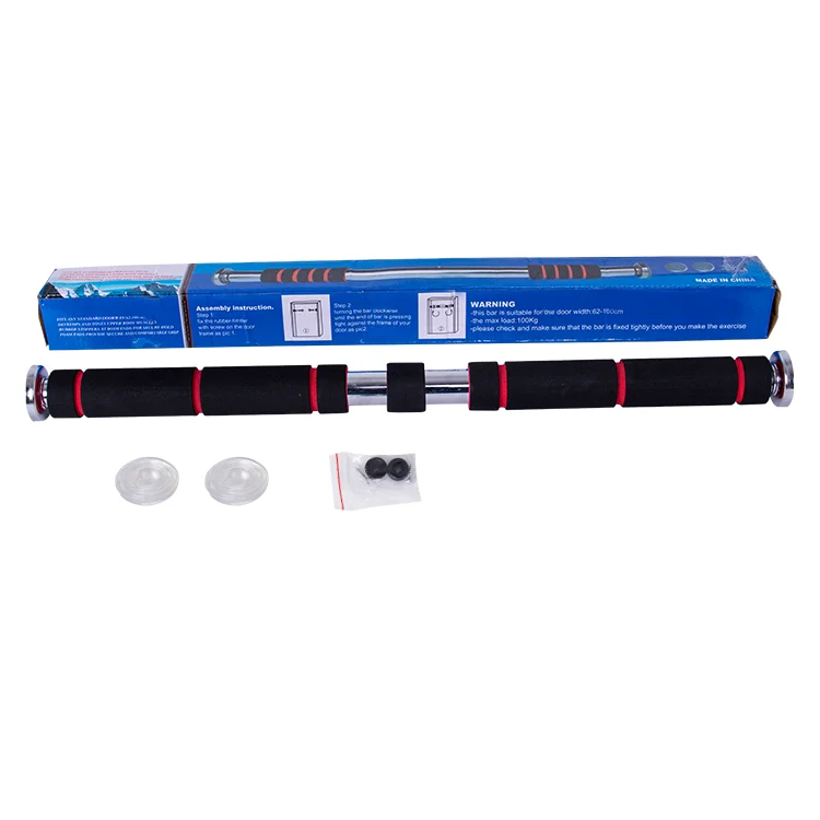 Door Pull-up Bar Wall Mount Chin Portable Pull up Bar Carton Body Muscle up Training / OEM Iron Tube +soft Foam Grips 200 Sets