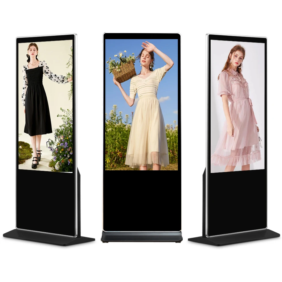 hot-selling vertical electronic advertising machine video wall panel indoor aluminium profile for led display plants shelf