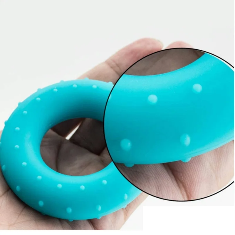 
Silicone Grip Device Muscle Strength Hand Grip Exercise O-shaped Particle Finger Trainer 