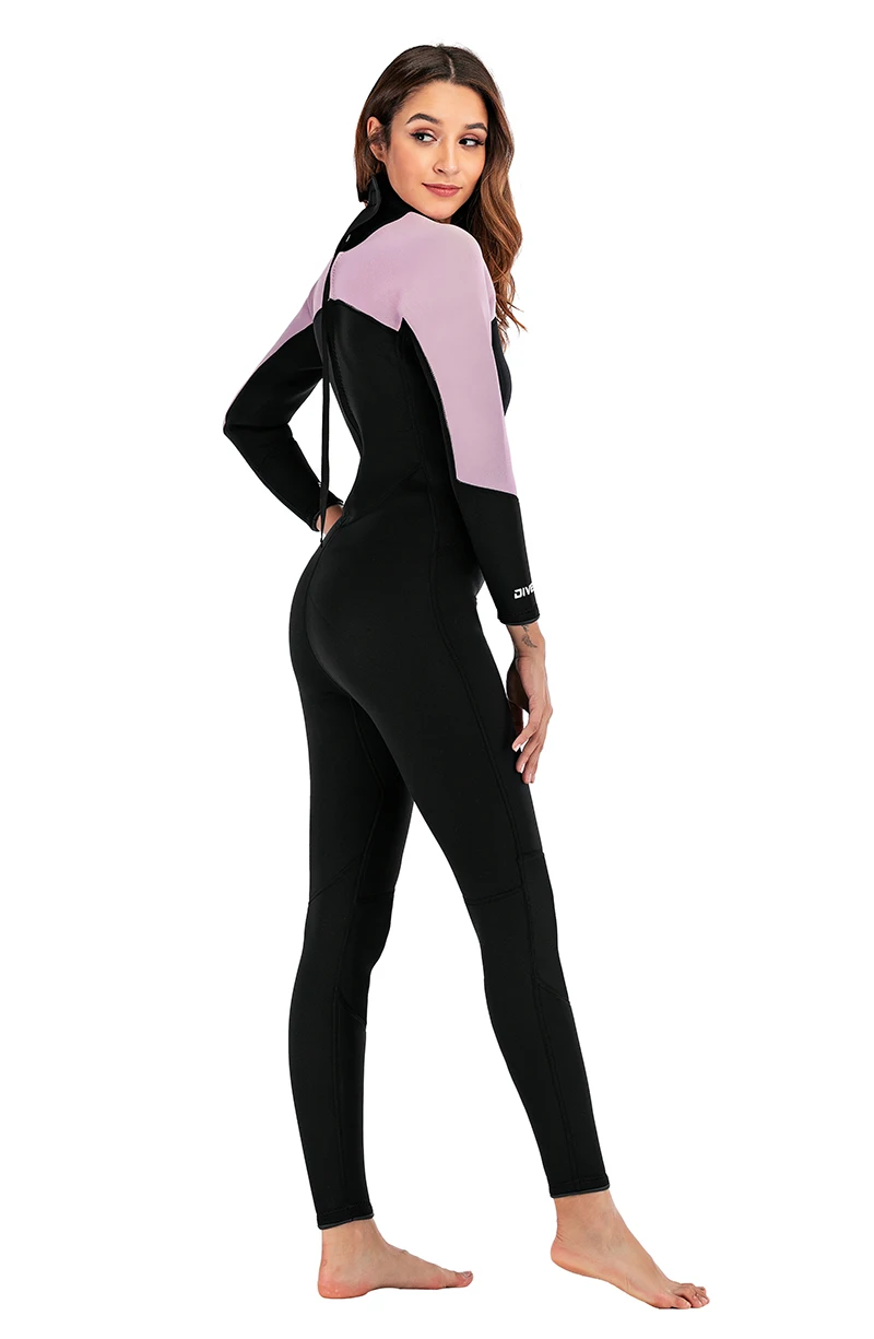 DIVESTAR оптовая продажа 3 мм Толщина гибкий неопреновый подводное плавание гидрокостюм для дайвинга женщин