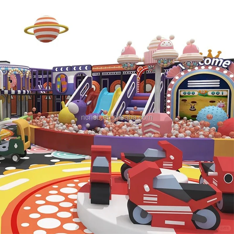 Large Commercial Combining Diverse Game Play Rich Comprehensiveness Amusement Park Soft Play Set Custom Indoor Playground Center