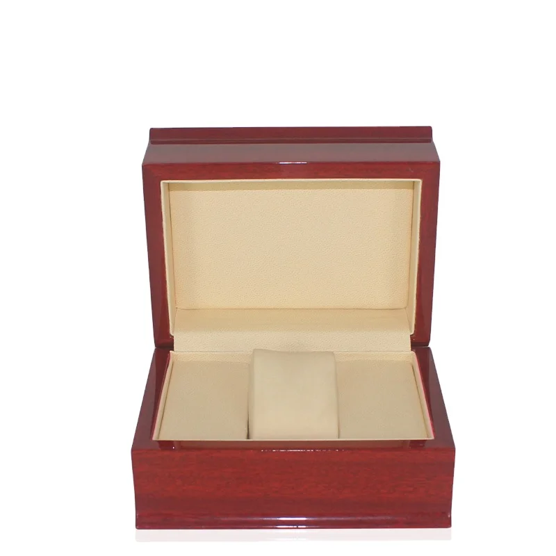
Red custom wooden watch box in special box style 