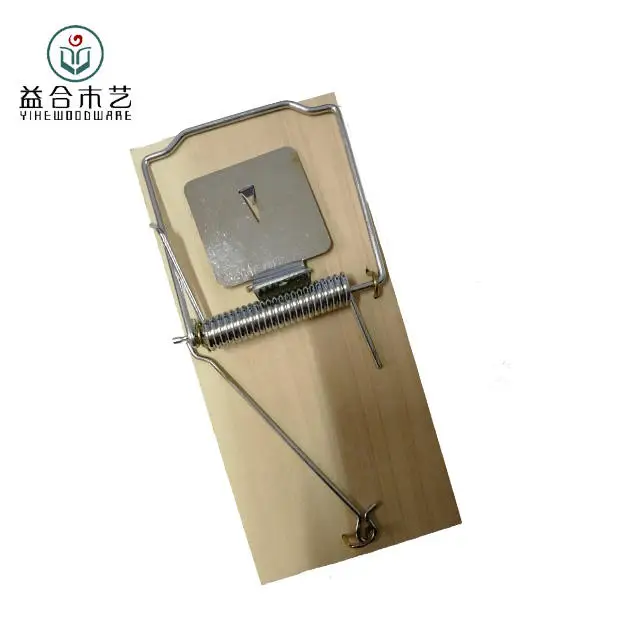 Trigger strong spring wooden mousetrap rodent killer large metal trap rodent pest control animal control daily use