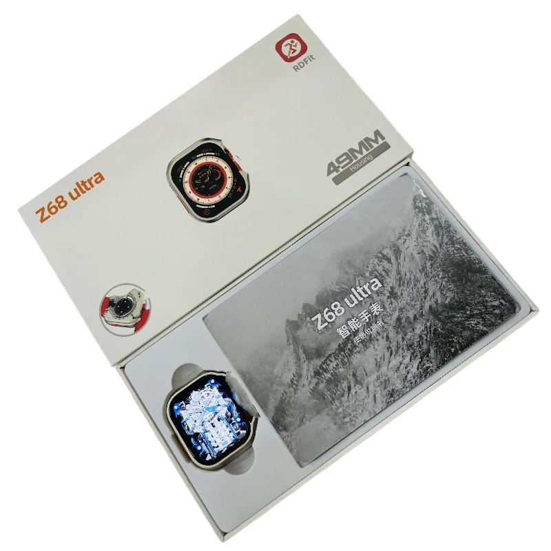 2023 New 49mm Z68Ultra Smartwatch 2.1 Inch Screen RDFit I S8 IWO Z Series 8 Z68 Ultra Smart Watch reloj intelligente seri 8