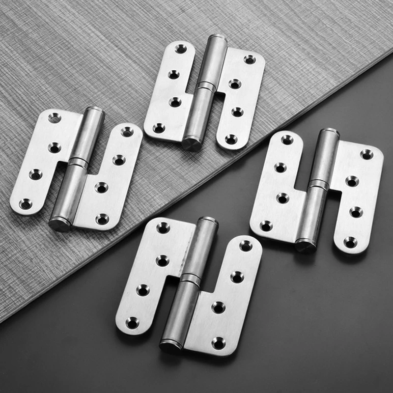 Stainless Steel 360 Degree Rotation Door Flag Hinge 2 Part Pressed Flag Hinge Lift Off Hinge