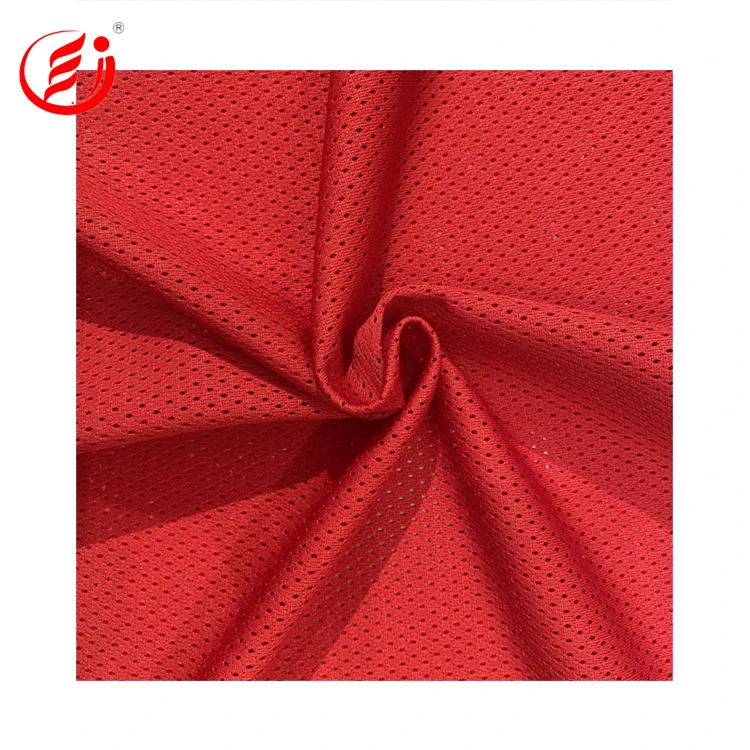 Hot sale honeycomb mesh sport fabric breathable polyester knitted fabric sandpex