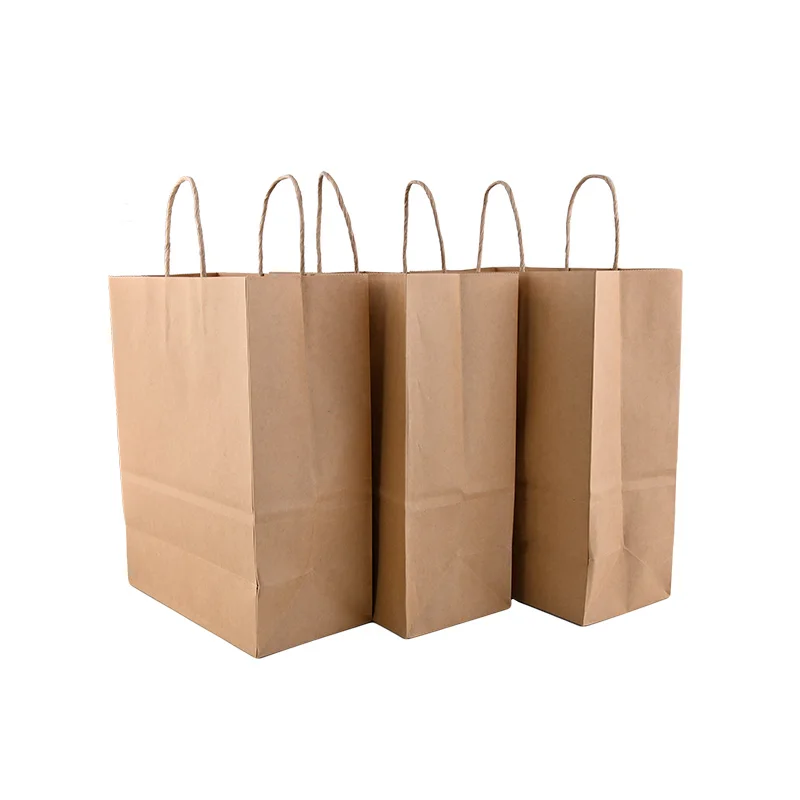 Luxury Reusable Merchandise Large Shopping Bag Kraft Paper For Clothes