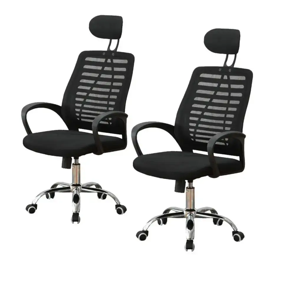 High-back comfortable headrest computer swivel chair, home office staff conference chair dormitory student chair