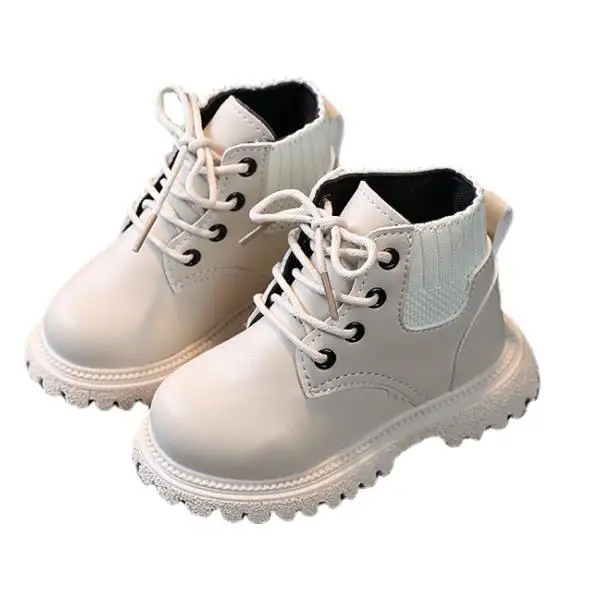 Новые детские кожаные ботинки Martin для девочек, короткие ботинки для мальчиков, в британском стиле, детские ботинки