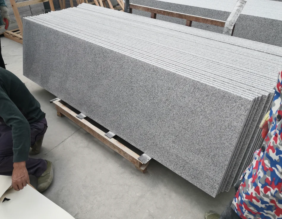 Granite Stair Step 600x600mm black natural stone Slab Polished Surface  G684 Granite Floor Tiles For Kitchen Countertop