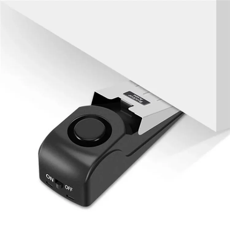 120dB Door Stop Alarm Home Security Door Wedge Intruder Alert Multi-Functional Door Stopper and Alarm