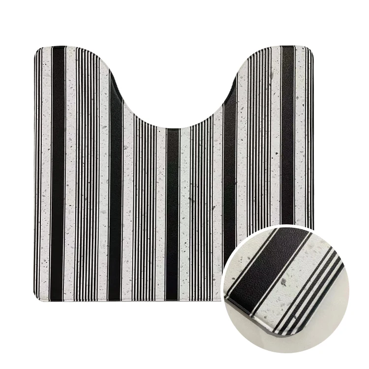 5-8 мм коэффициент водонепроницаемый Лидер продаж удобные нескользящие легкую очистку напечатанные pvc мягкая туалетная напольная коврик для ванной нескользящие