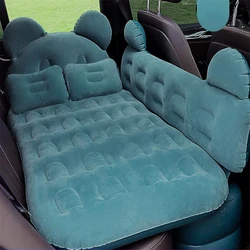 Portable Folding Inflatable Mattress Air Bed Universal Car Back Seat Support Outdoor Camping Mat Cushion