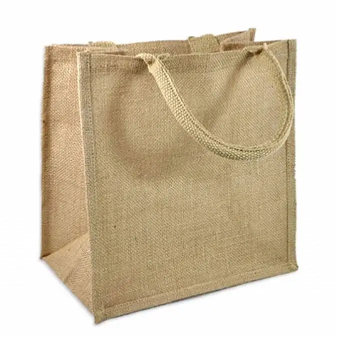 Multifunctional Reusable  clutch favor with hand jumbo  jute beach bag jute tote