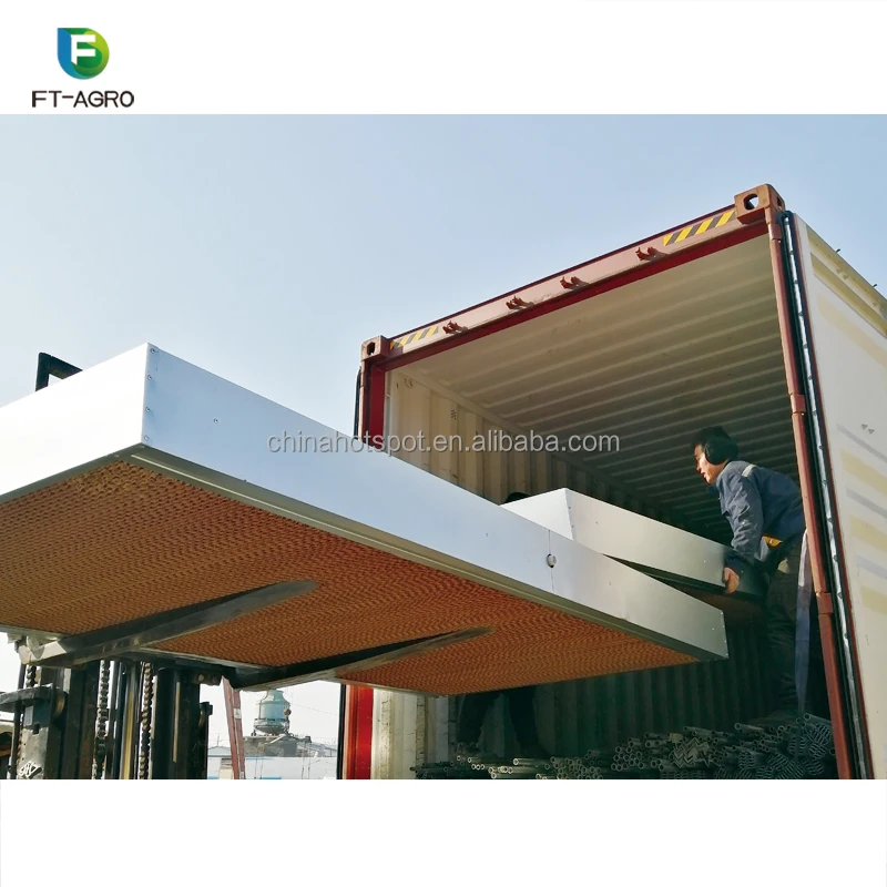 Exhaust Fan Cooling Pad Cooling System For Greenhouse Climate Control