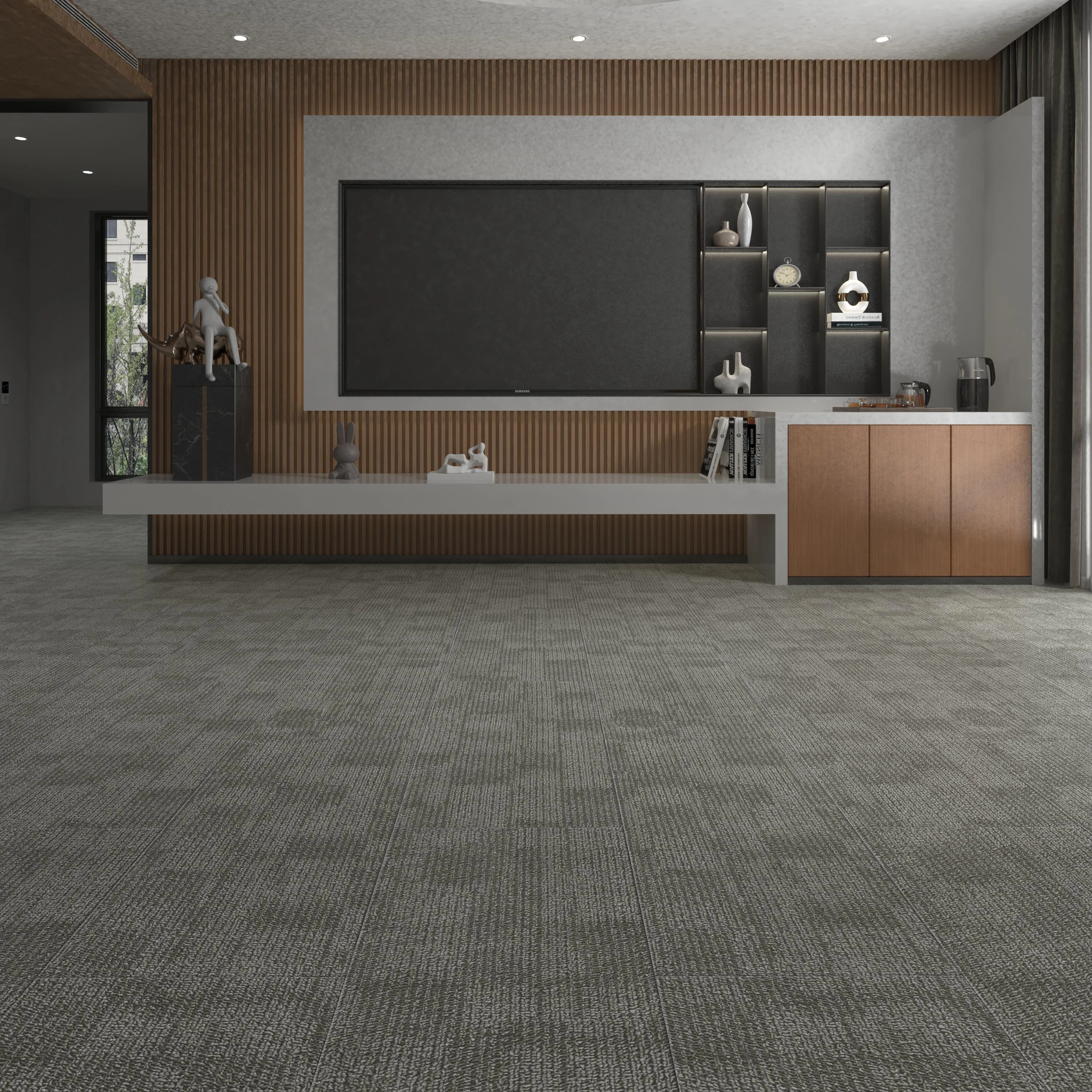 Factory Direct Delivery Family 5mm  Super wear resistant anti slip Easy Cleaning stone pattern spc vinyl flooring PVC flooring