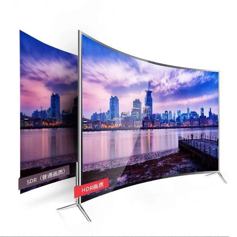 Новый телевизор 55 дюймов изогнутый Smart Led TV 4K UHD LED Телевизор Wifi Usb видео модный дизайн smart tv 4k ultra