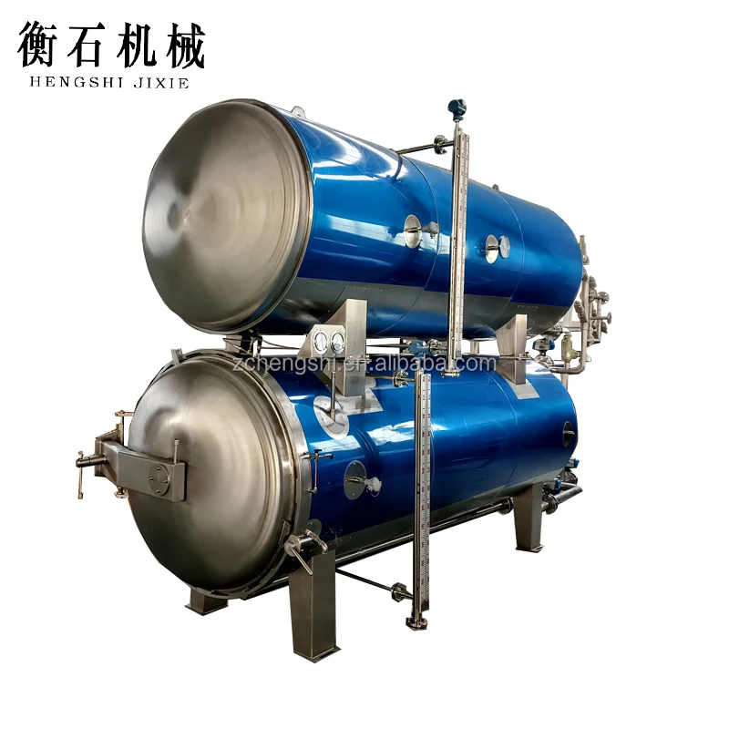 automatic water bathing type retort machine / food autoclave sterilizer for meat / milk / vegetable / fruit pouch / cans