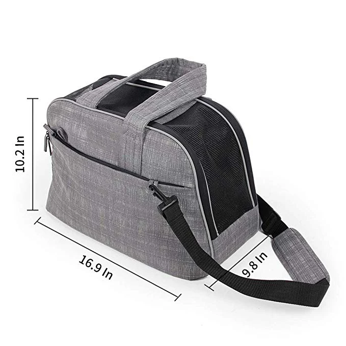 Pet Travel Carriers Portable Travel Bag for Puppy Cats and Small Pets Airline Approved