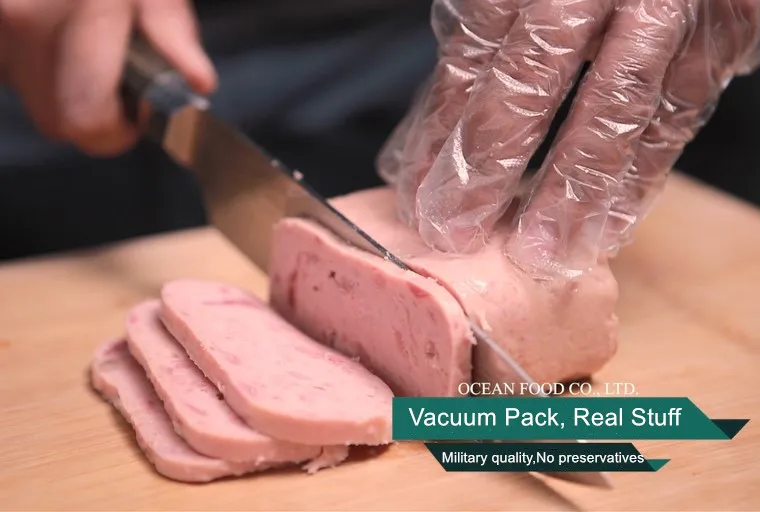 Canned pork luncheon meat  198G  Can Preserved Tin