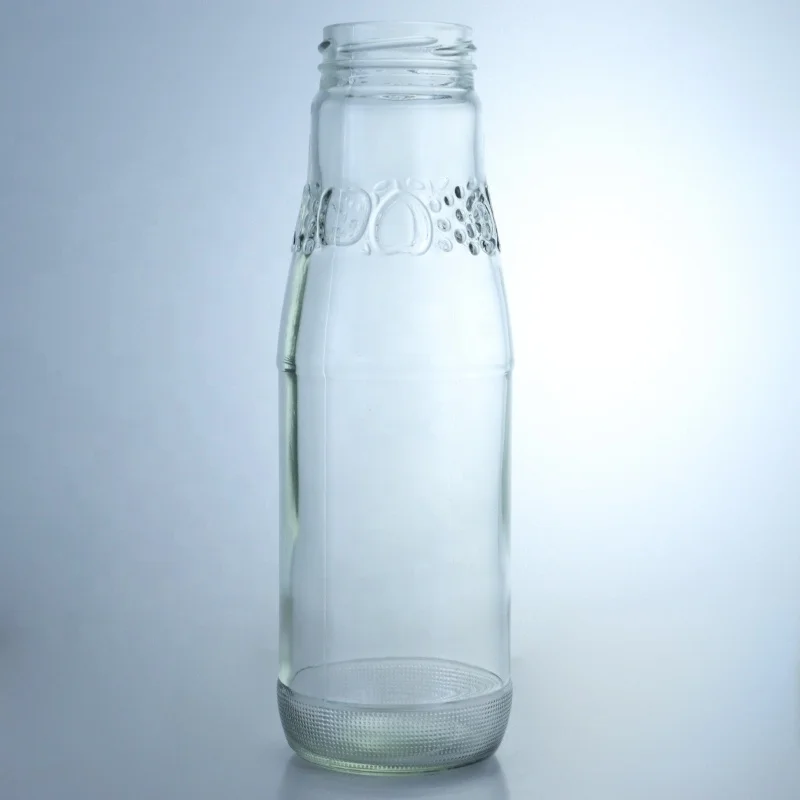 Sauce Glass Jars and Bottles 250ml 300ml 200ml Aluminum Screw Lid Jam Bottle Glass Jar Wholesale
