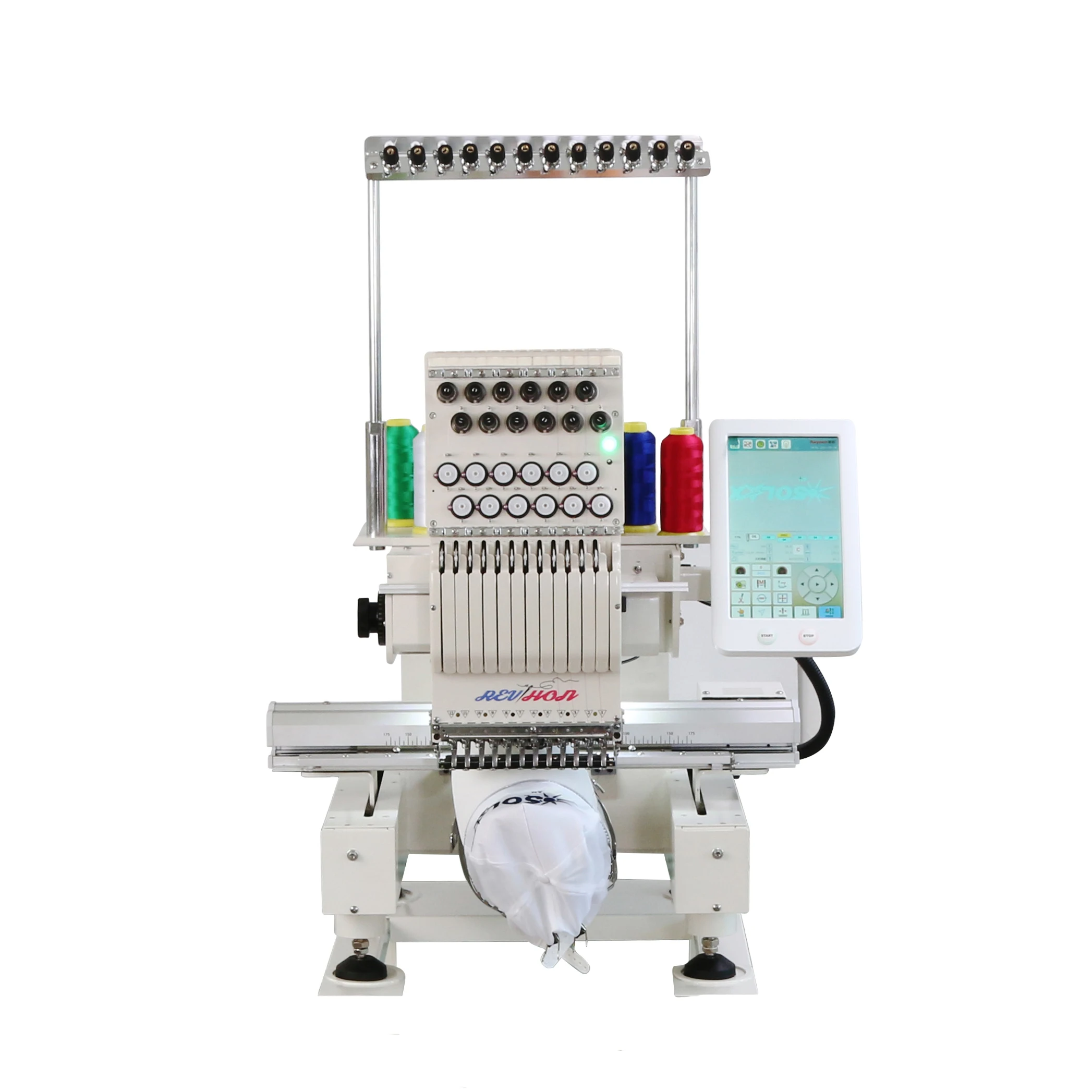 qihong Mini Single Head shop computerized embroidery machine china best quality 1201 embroidery machine