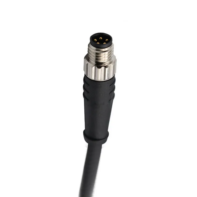 Factory manufacture 3 4 5 6 8 pin M8 M12 cable electric wire connector