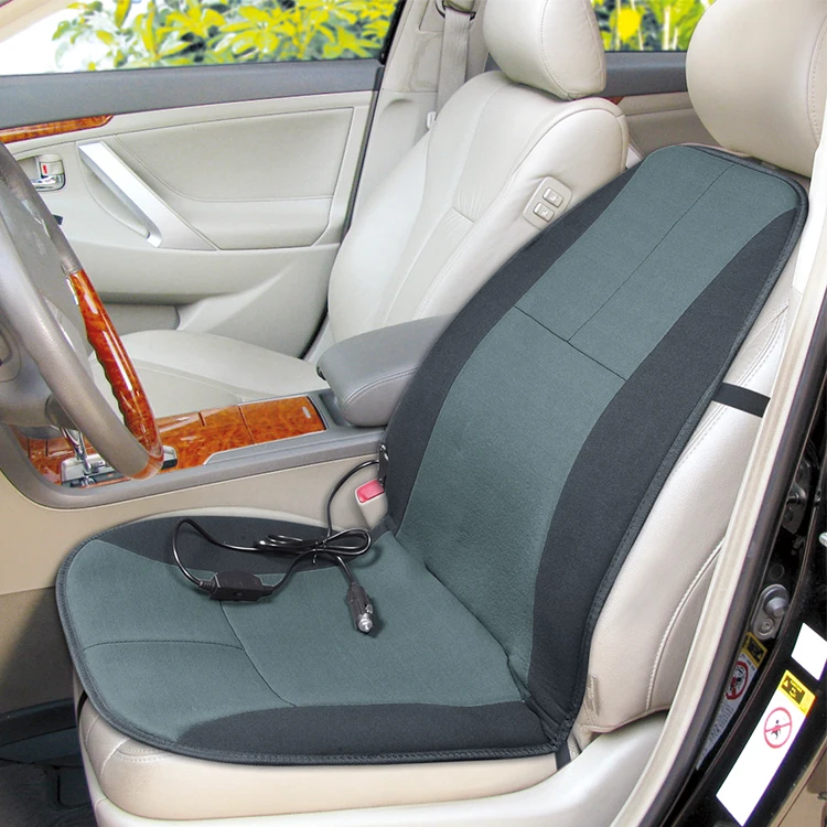 
Chinese manufacturer Polyester DC12V Adult Heated Front Mat Universal Car Heating Cushion seat 