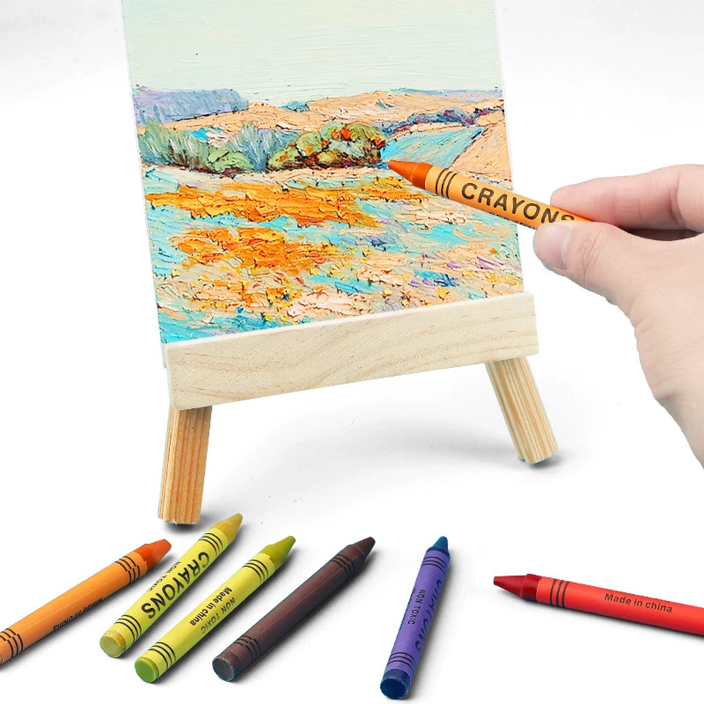 6 цветных мелков могут быть настроены нетоксичные картины акварель Детские художественные яркие мелки