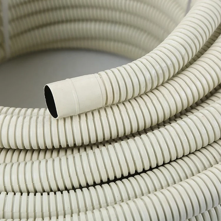 Different Sizes Air Conditioning Drain Hose Drain Pipe Split Air Conditioning Corrugated Flexible Drain Pipe