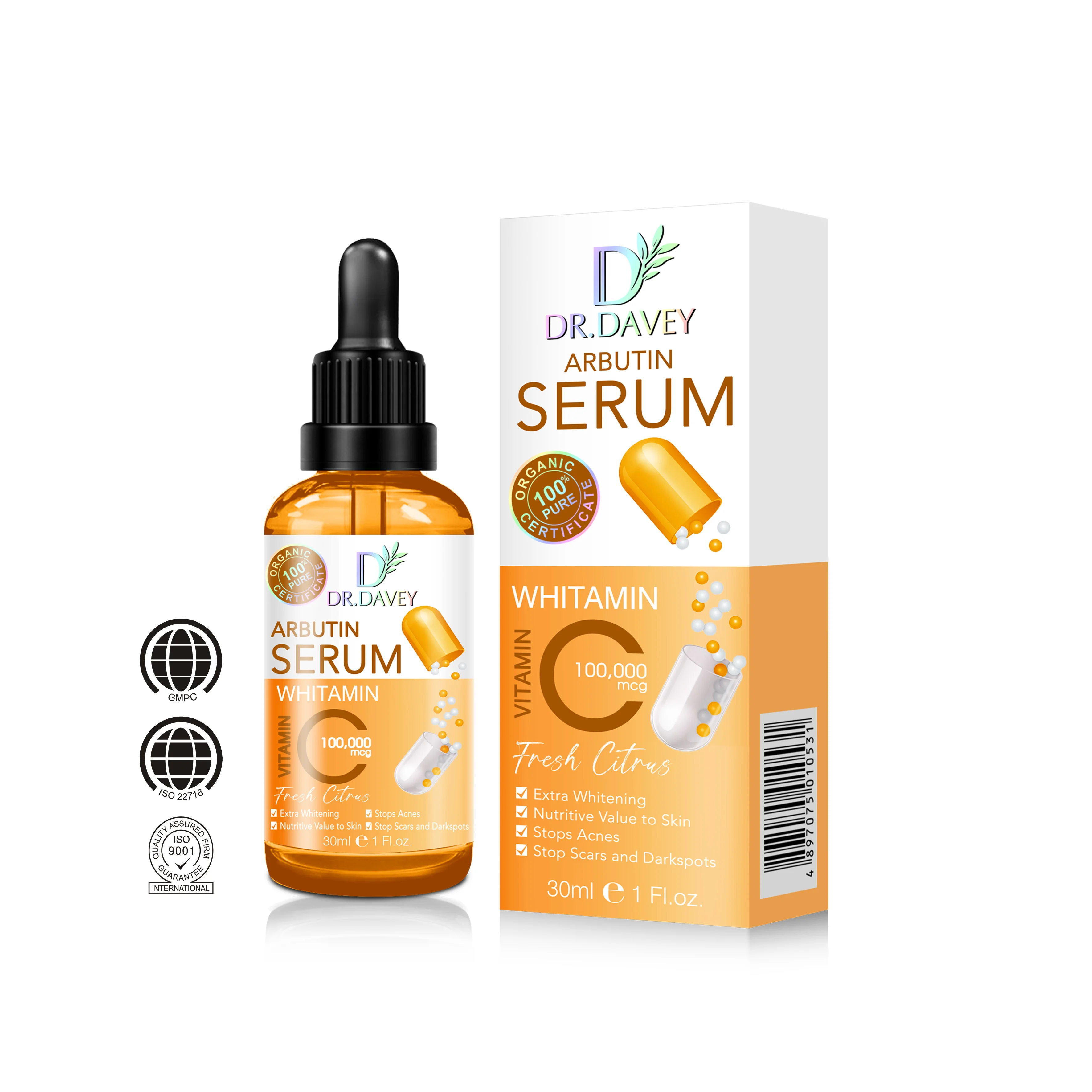 DR.DAVEY WHITENING ARBUTIN SERUM VITAMIN C